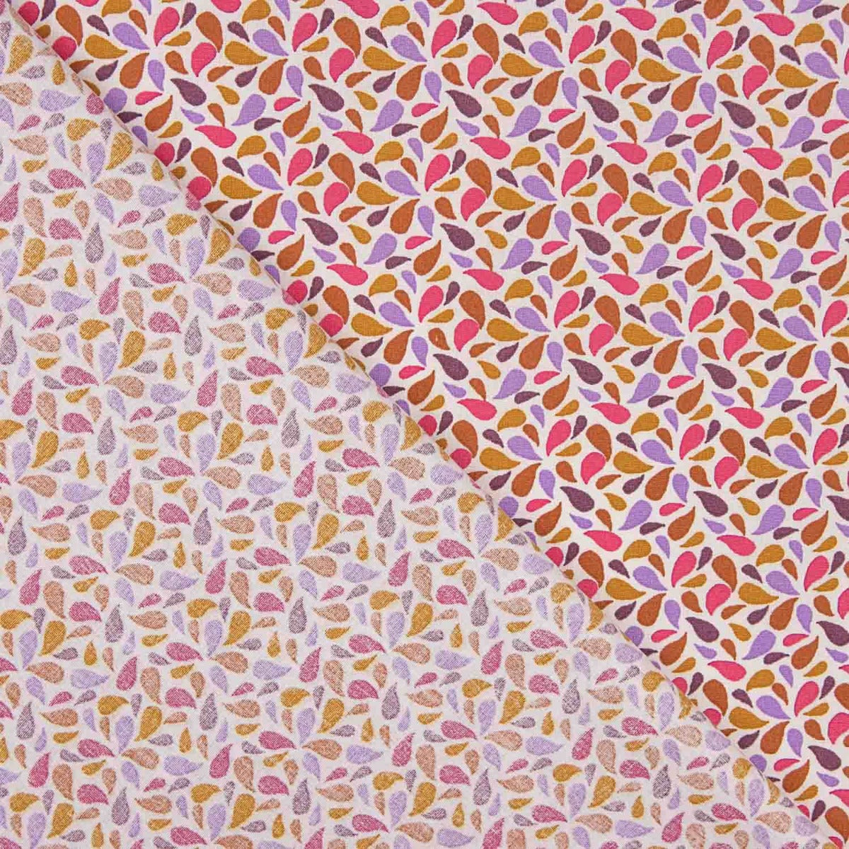 Percale Coton Pétales Caramel - Ribes y Casals