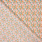 Percale Coton Pétales Ocre-Rose - Ribes y Casals