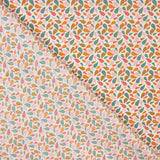 Percale Coton Pétales Ocre-Rose - Ribes y Casals