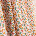 Percale Coton Pétales Ocre-Rose - Ribes y Casals