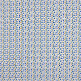 Retal Percal Algodón Pétalos Azul-Verde 130x148 cm - Ribes y Casals