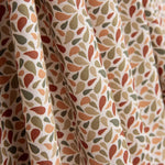 Percale Coton Pétales Kaki-Rose - Ribes y Casals