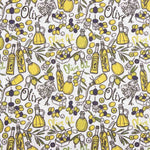 Popeline de coton imprimée bouteilles d'huile - Ribes y Casals