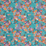 Popeline de coton imprimée Éventails - Ribes y Casals