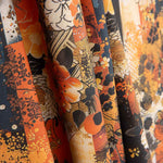 Popeline de coton imprimé floral japonais - Ribes y Casals