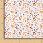 Popeline de Coton Imprimée Forêt Enchantée - Ribes y Casals