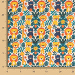 Popeline de Coton Imprimée Safari Enfant - Ribes y Casals