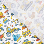 Popeline de Coton Imprimée Chantier Enfant - Ribes y Casals