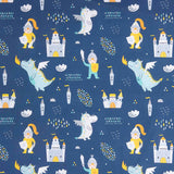 Popeline Coton Chevaliers et Dragons - Ribes y Casals