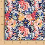 Tissu résiné imprimé floral et hydrofuge - Ribes y Casals