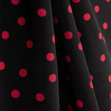Koshibo à pois 7 mm noir-rouge - Ribes y Casals