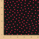 Koshibo à pois 7 mm noir-rouge - Ribes y Casals