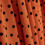 Koshibo à pois 7 mm Orange brûlé / Noir - Ribes y Casals
