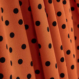 Koshibo à pois 7 mm Orange brûlé / Noir - Ribes y Casals