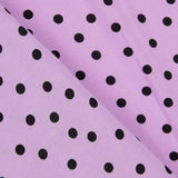 Koshibo à pois 7 mm Mauve / Noir - Ribes y Casals