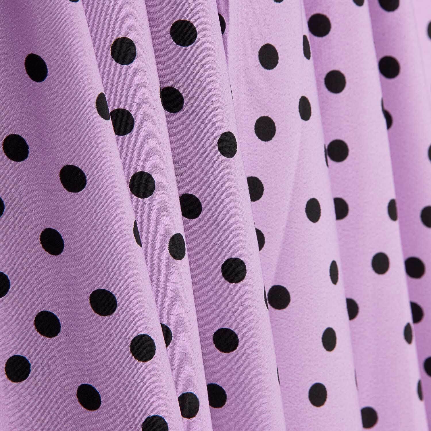 Koshibo à pois 7 mm Mauve / Noir - Ribes y Casals