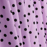 Koshibo à pois 7 mm Mauve / Noir - Ribes y Casals