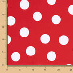 Koshibo à pois 33 mm rouge-blanc - Ribes y Casals