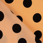 Koshibo à pois 33 mm Papaye / Noir - Ribes y Casals