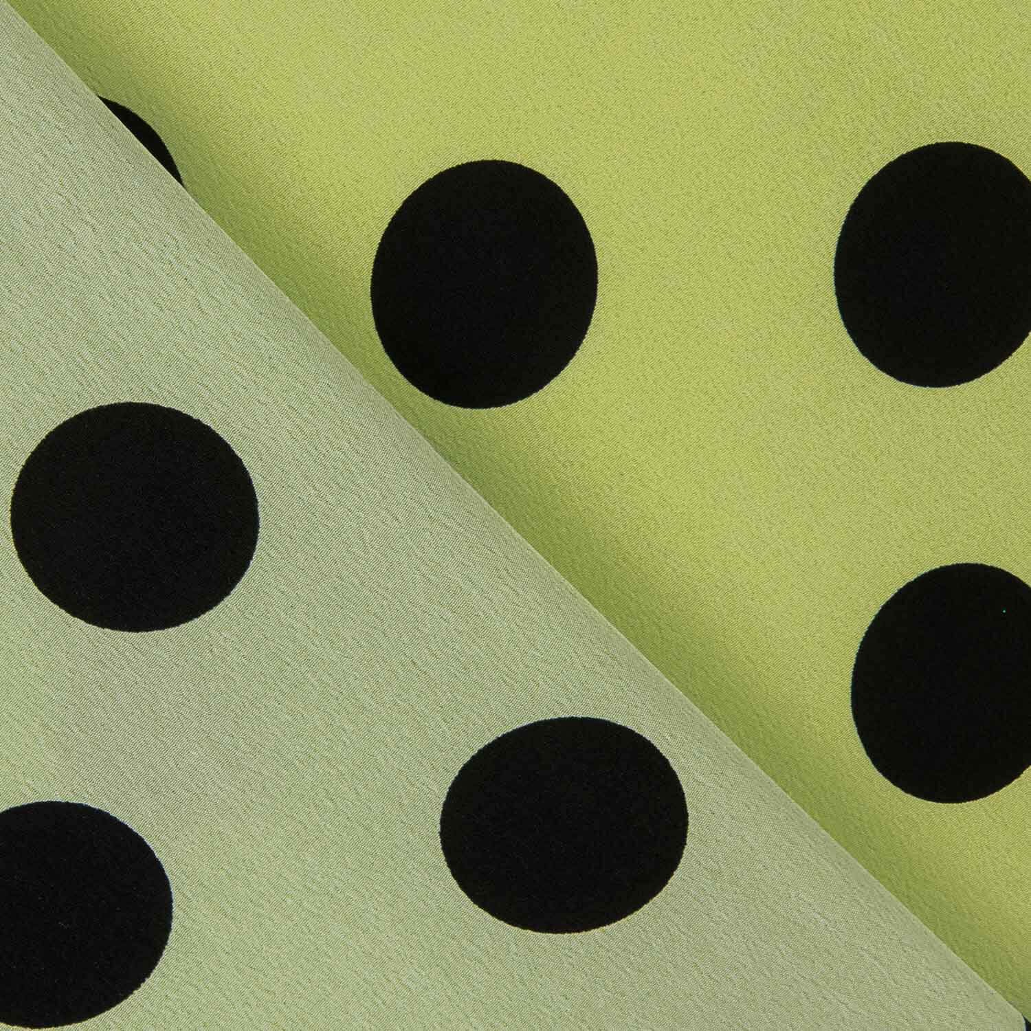 Koshibo à pois 33 mm vert / noir - Ribes y Casals