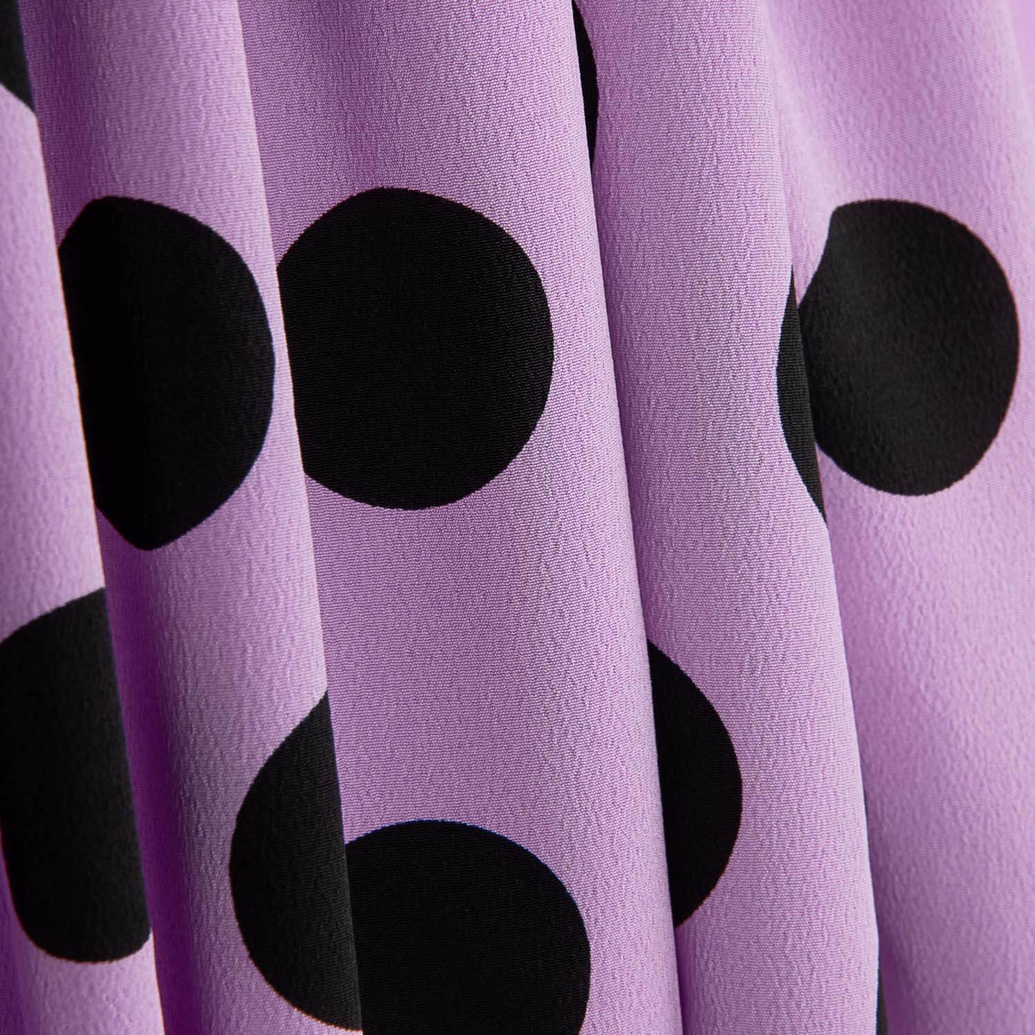 Koshibo à pois 33 mm Mauve / Noir - Ribes y Casals