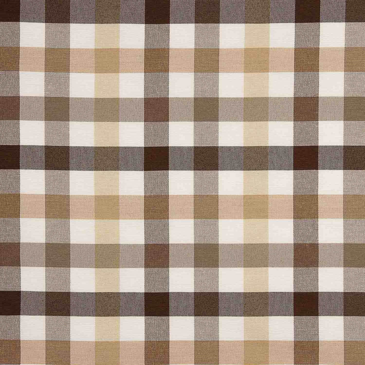 Toile à carreaux multicolores marron - Ribes y Casals