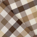 Toile à carreaux multicolores marron - Ribes y Casals