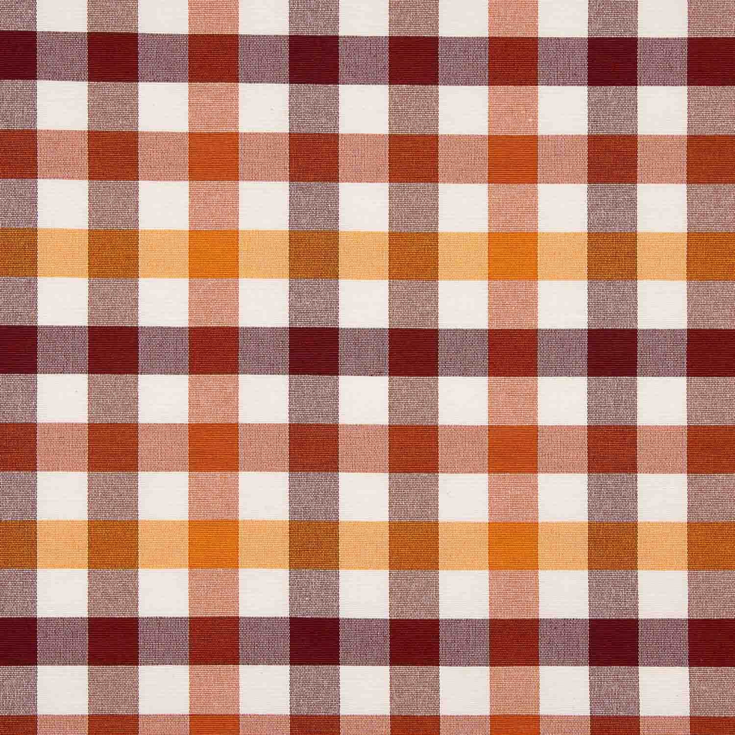 Toile à carreaux multicolores orange - Ribes y Casals