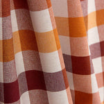 Toile à carreaux multicolores orange - Ribes y Casals