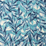 Crêpe de viscose bleu Jungle Chic - Ribes y Casals