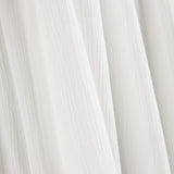 Mousseline froissée en viscose blanche - Ribes y Casals
