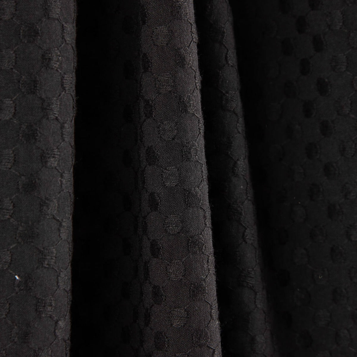 Voile Bordado Luna Negro - Ribes y Casals