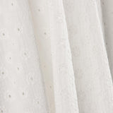 Coton froissé broderie suisse floral - Ribes y Casals