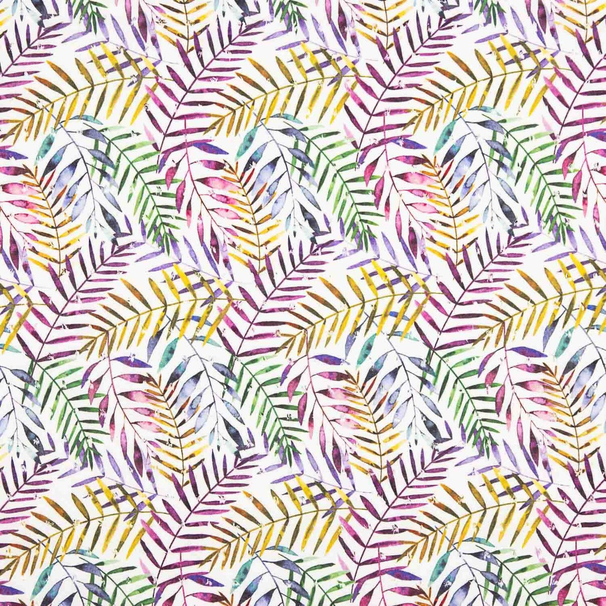 Viscose plumetis feuille violette - Ribes y Casals