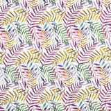 Viscose plumetis feuille violette - Ribes y Casals