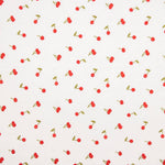 Double gaze cerise Coton froissé - Ribes y Casals
