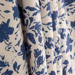 Popeline Bambou Floral Bleu - Ribes y Casals