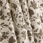 Popeline Bambou Floral Taupe - Ribes y Casals