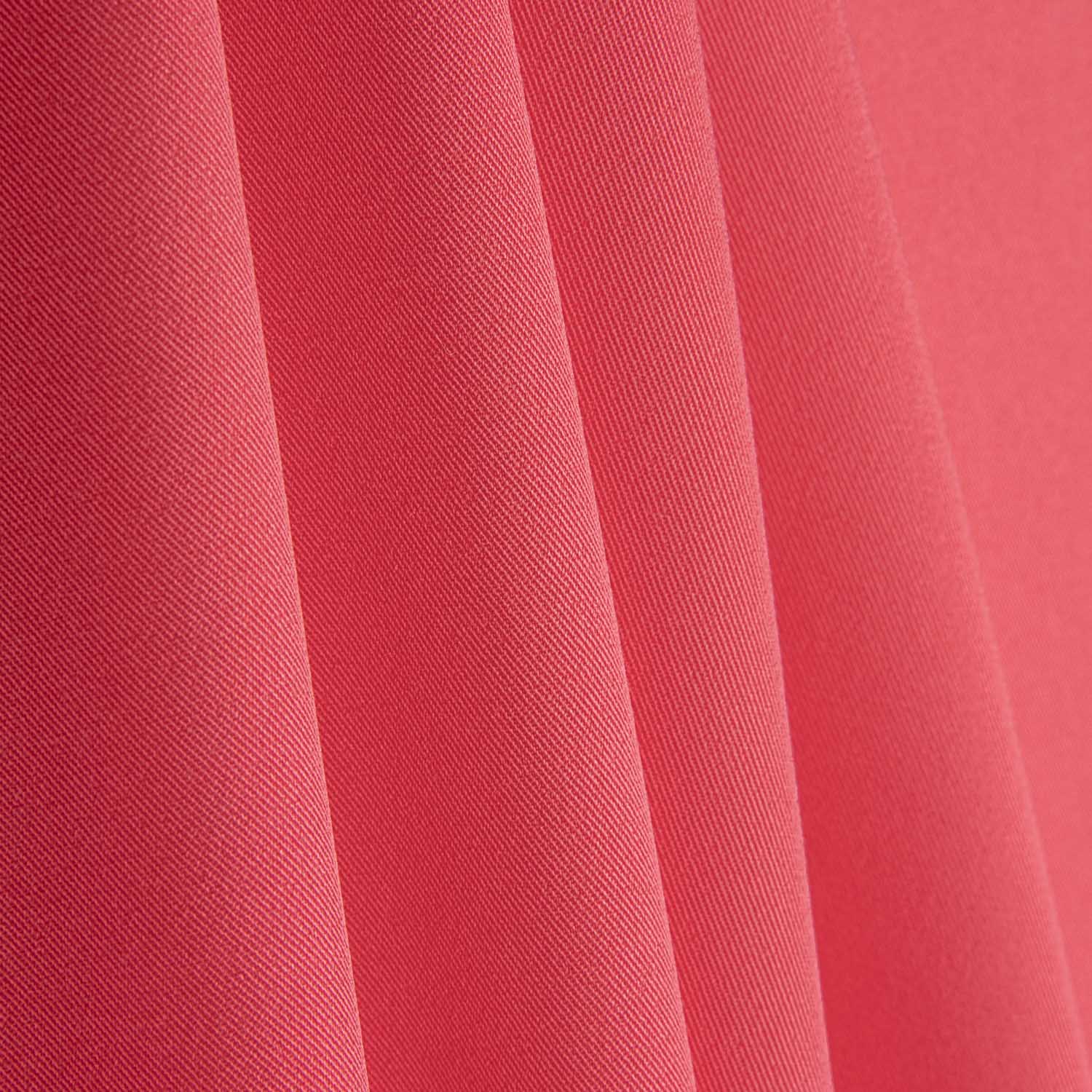 Gabardine élastique uni corail intense - Ribes y Casals