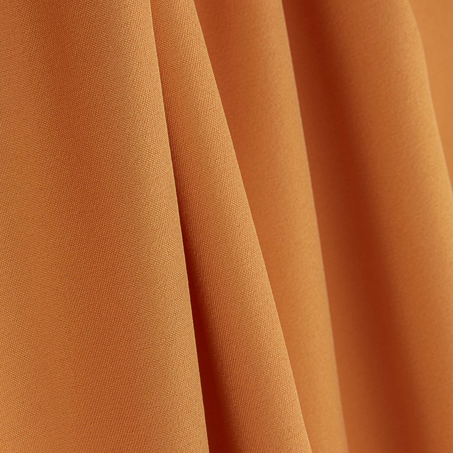 Gabardine élastique uni orange pêche - Ribes y Casals