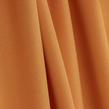 Gabardine élastique uni orange pêche - Ribes y Casals
