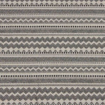 Toile Jacquard Tapisserie Ethnique Noir - Ribes y Casals