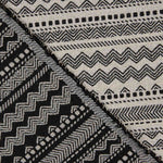 Toile Jacquard Tapisserie Ethnique Noir - Ribes y Casals