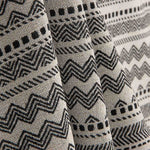 Toile Jacquard Tapisserie Ethnique Noir - Ribes y Casals