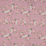 Viyela imprimée « Roses de Provence » rose - Ribes y Casals