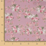 Viyela imprimée « Roses de Provence » rose - Ribes y Casals