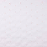 Piqué brodé rose bateau - Ribes y Casals