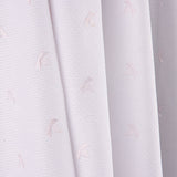 Piqué brodé rose bateau - Ribes y Casals