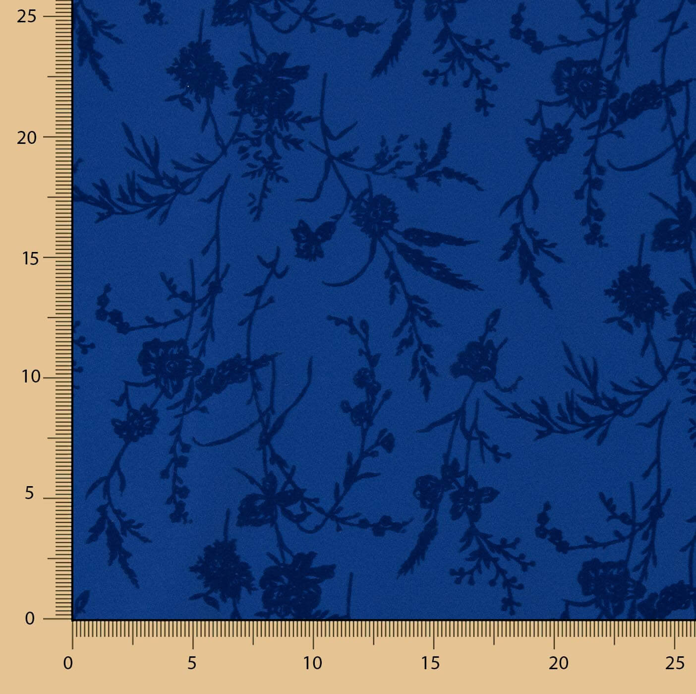 Koshibo Azulina Floconneux Fleurs Bleu intense - Ribes y Casals
