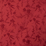 Koshibo Rouge Floconneux Fleurs Rouge - Ribes y Casals